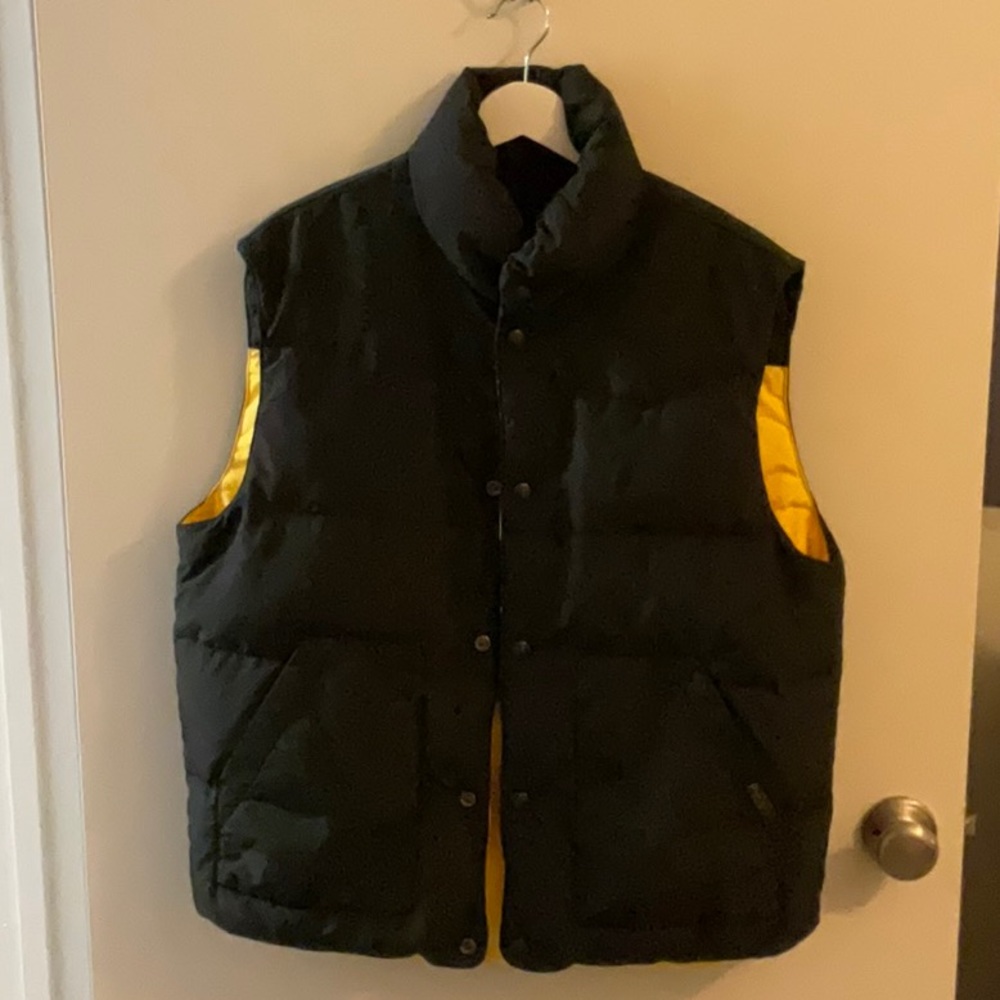 Size L Down Vest. Ralph Lauren. Polo. Reversible. Vintage